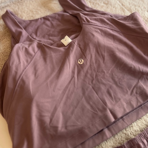 NEW Size 14 Lululemon Align High Neck Tank Top & Pace Rival High-Rise 3” Short - Picture 8 of 10